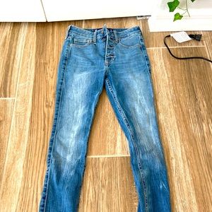 high waisted hollister jeans